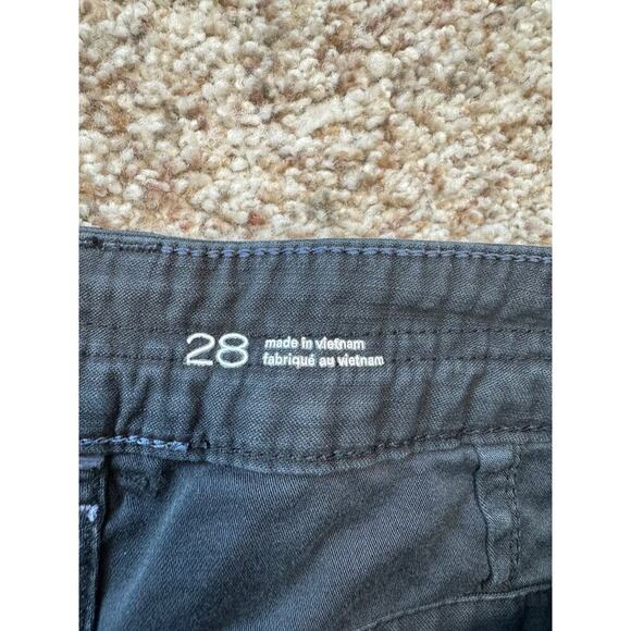 Anthropologie PILCRO Woman's Carpente/Cargo Jeans/Pants size 28, Black/Dark Gray - Picture 4 of 11